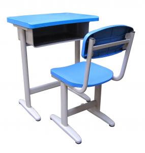 钢塑升降式椭圆管课桌椅