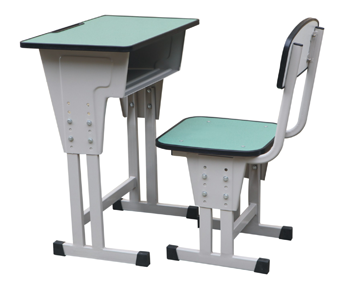 注塑封边桌面课桌椅（XK-04B)